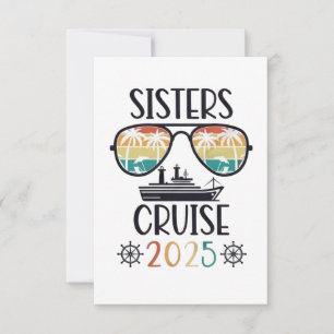 Cartão De Agradecimento Viagem à Família Sisters Cruise 2025