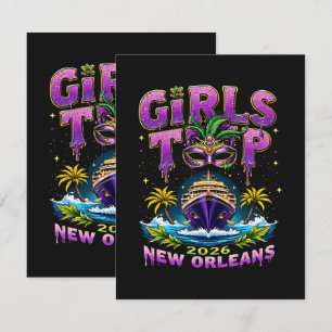 Cartão De Agradecimento Viagem das Meninas 2026 Nova Orleans