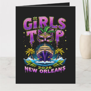 Cartão De Agradecimento Viagem das Meninas 2026 Nova Orleans
