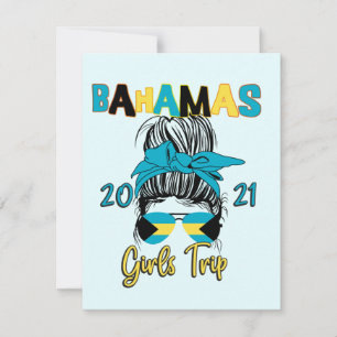 Cartão De Agradecimento Viagem de Garotas para as Bahamas 2021