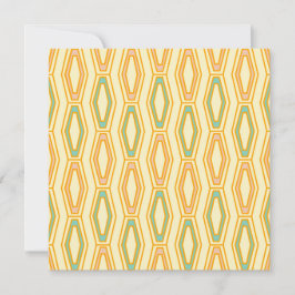 Cartão De Agradecimento Vibrant geometric pattern with hexagonal shapes 