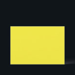 Cartão De Agradecimento Vibrant Solid Yellow Background<br><div class="desc">A vibrant solid yellow background with a bright, clean texture—ideal for bold, modern, and uplifting design projects. Inject your design projects with energy and positivity using this Vibrant Solid Yellow Background – Bright Minimal Texture. Featuring a bold yet clean flat fill, this background radiates warmth, cheerfulness, and clarity. Its high-resolution...</div>