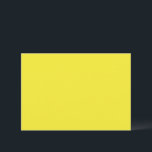 Cartão De Agradecimento Vibrant Solid Yellow Background<br><div class="desc">A vibrant solid yellow background with a bright, clean texture—ideal for bold, modern, and uplifting design projects. Inject your design projects with energy and positivity using this Vibrant Solid Yellow Background – Bright Minimal Texture. Featuring a bold yet clean flat fill, this background radiates warmth, cheerfulness, and clarity. Its high-resolution...</div>