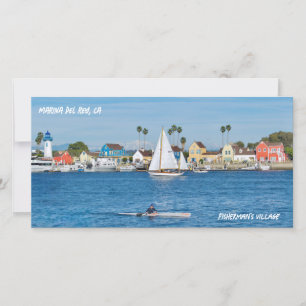 Cartão De Agradecimento Vila do Pescador - Marina Del Rey, CA