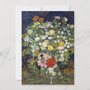 Cartão De Agradecimento Vincent van Gogh - Buquê de Flores em um Vaso