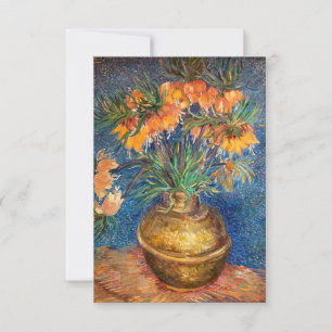 Cartão De Agradecimento Vincent van Gogh - Fritilárias Imperiais
