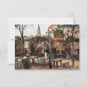 Cartão De Agradecimento Vincent Van Gogh - La Guinguette em Montmartre