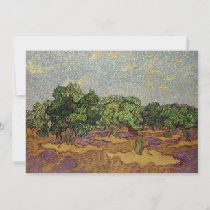 Cartão De Agradecimento Vincent van Gogh - Oliveiras