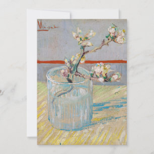 Cartão De Agradecimento Vincent van Gogh - Ramo de Amendoeira num Copo