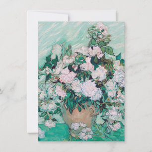 Cartão De Agradecimento Vincent Van Gogh - Vase com Rosas, 1890