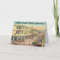 Vintage Kingston, Jamaica (rua King & Harbor)