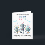 Cartão De Agradecimento vintage retro sci fi Robot Birthday Cards<br><div class="desc">Abraçar a zany e celebrar um aniversário com os nossos "Cartões de Aniversário Robôs Loucos"! Estes cartões têm uma equipe de robôs selvagens e caprichosos, perfeita para adicionar um toque de loucura às suas celebrações de aniversário. Quer você esteja jogando uma festa divertida e não convencional ou simplesmente quer fazer...</div>