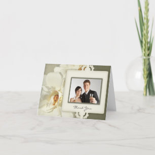 Cartão De Agradecimento Vintage Rose Wedding Thank You Cards