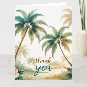 Cartão De Agradecimento Vintage Style Havaiano Viagem Honolulu