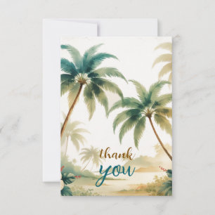 Cartão De Agradecimento Vintage Style Havaiano Viagem Honolulu