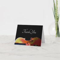 Violino Musical Elegante Script Preto Branco