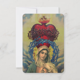 Cartão De Agradecimento Virgin Mary, Mother of Jesus card