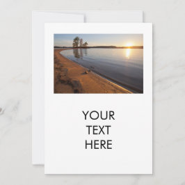 Cartão De Agradecimento Vista Cênica do Sol no Lago Norman, NC