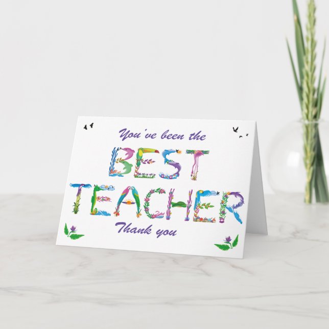 Cartão De Agradecimento Você. (Frente)