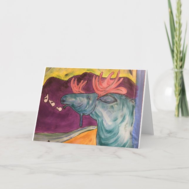 Cartão De Agradecimento Você consegue ouvir a música? (Frente)