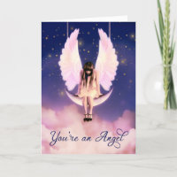 Você e Angel Celestial balançando na lua