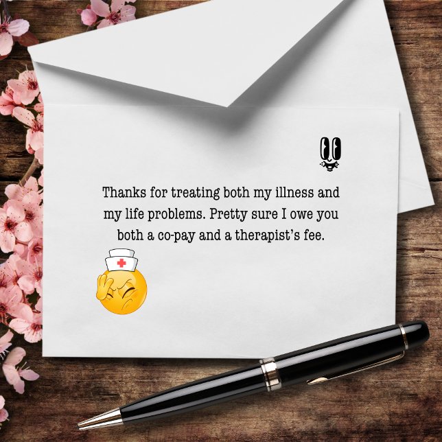 Cartão De Agradecimento Você é basicamente um Terapista em Escrubs (Criador carregado)