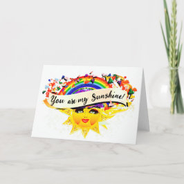CARTÃO DE AGRADECIMENTO VOCÊ É MEU SOL