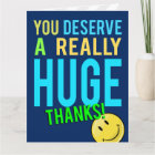 Cartão De Agradecimento Você Merece Um Grande Gigante De Obrigados Obrigad