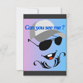 Cartão De Agradecimento Você Pode Me Ver?