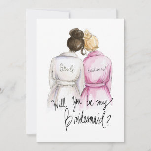 Cartão De Agradecimento Você será meu BM? Empregada doméstica do bolo d