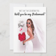 Você será minha dama de Bridesmaid?