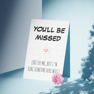 Cartão De Agradecimento Você vai se perder: Colaborador Personalizado sain