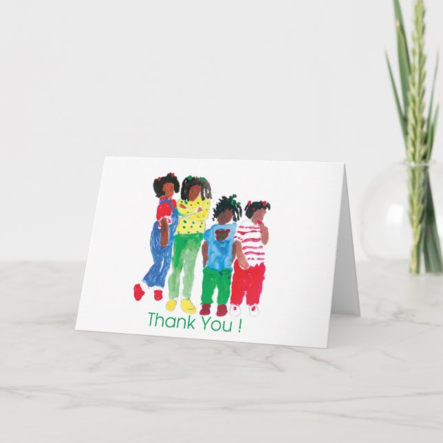 Cartão De Agradecimento Volta ao dia - Arte original de Karen Alexander (Frente)