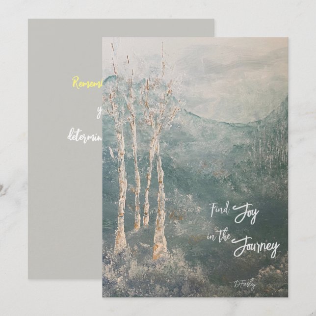 Cartão De Agradecimento Voz PacPacífico Flat Notecard (Frente/Verso)