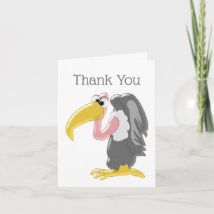 Cartão De Agradecimento Vulture Thank You Card