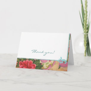 Cartão De Agradecimento Wallpaper Vintage