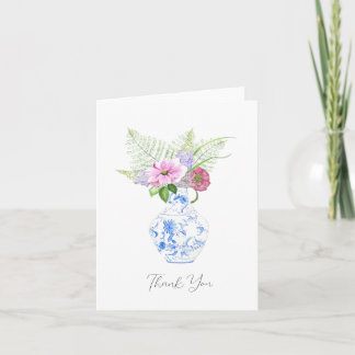 Cartão De Agradecimento Watercolor Botanical Thank You Card