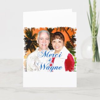 Cartão De Agradecimento Wayne & Merci