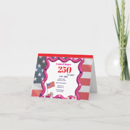 Cartão De Agradecimento We The Silly Geese 250th Funny Celebration