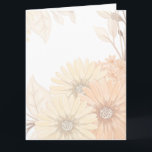 Cartão De Agradecimento  Wedding Invitation with Pastel Floral Design<br><div class="desc">A refined wedding invitation card featuring soft pastel flowers in peach and yellow tones,  accented with delicate golden flourishes. Perfect for celebrating your special day,  this design combines timeless elegance with a romantic touch,  leaving guests with a lasting impression.</div>