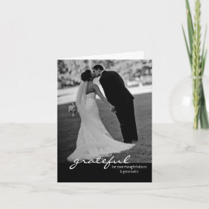 Cartão De Agradecimento Wedding Thank You Card