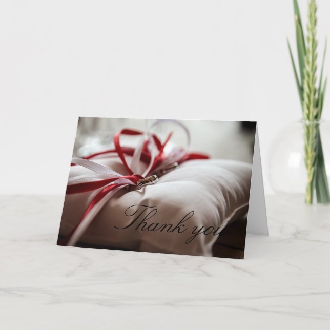 Cartão De Agradecimento Wedding Thank you card (Frente)