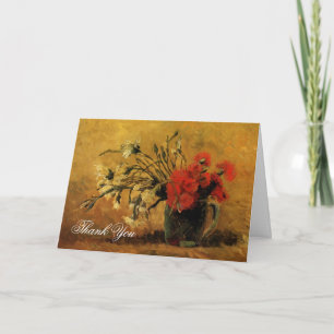 Cartão De Agradecimento Wedding thank you note Vincent van Gogh  Carnation
