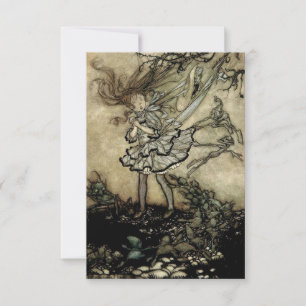 Cartão De Agradecimento “Wendy Darling” em Kensinton por Arthur Rackham