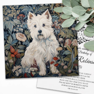 Cartão De Agradecimento West Highland White Terrier Birthday