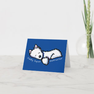 Cartão De Agradecimento Westid DIDLY SQUAT Instrutor Car Magnet
