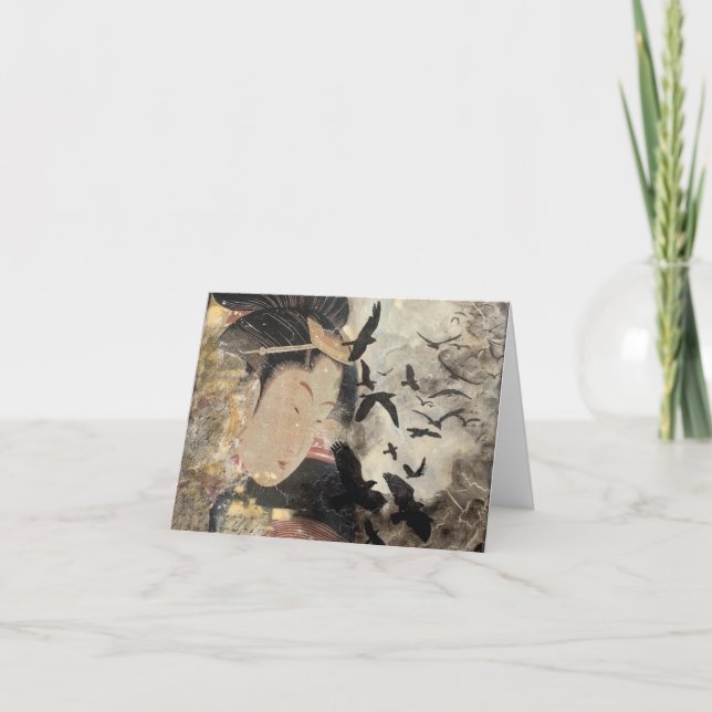 Cartão De Agradecimento When Wishes Fly (Frente)