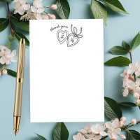 Whimsical Heart Locket Doodle Sketch Modern CUSTOM