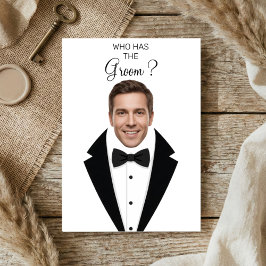 Cartão De Agradecimento Who Has The Groom Scratch Off Game Bridal Shower T