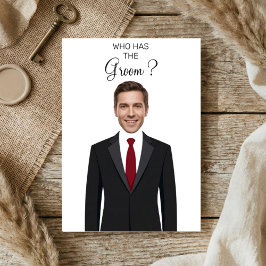 Cartão De Agradecimento Who Has The Groom Scratch Off Game Bridal Shower T